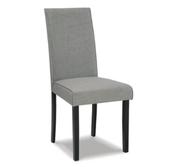 Ashley Kimberly Grey Fabric Dining Chairs (set of 2)