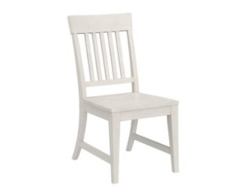 Emerald Hadley Distressed White Side Chairs (set of 2)