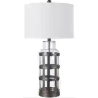 Crestview Everly Caged Metal Table Lamp