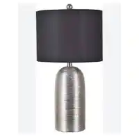 Crestview Albricus Silver Table Lamp