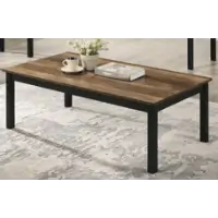 Furniture of America Findlay Brown Wood-Look Coffee Table