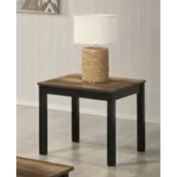 Furniture of America Findlay Brown Wood-Look End Table