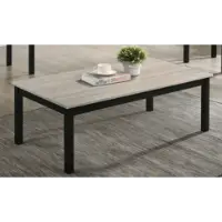 Furniture of America Findlay Light Grey Wood-Look Coffee Table