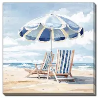 Streamline Summer Ease I 24 x 24 Wall Art