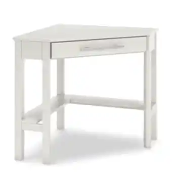 Ashley Graham White Corner Desk