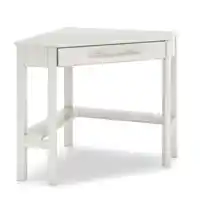 Ashley Graham White Corner Desk