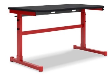 Ashley Legendary Red Adjustable-Height Desk