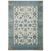 KAS Heritage Blue & Ivory Traditions Area Rug 5-3 x 7-8