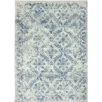 KAS Roxy Blue Portica Area Rug 5 x 7
