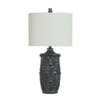 Stylecraft Malta Black Table Lamp
