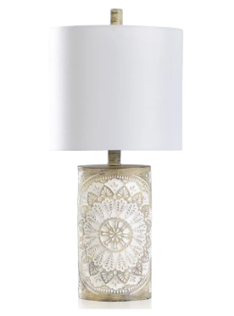 Stylecraft Doily White Table Lamp