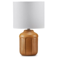 Ashley Gershwin Ochre Ceramic Table Lamp 