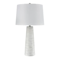 Stylecraft White Wash Table Lamp