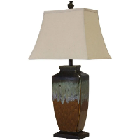 Stylecraft Reactive Glaze Ceramic Table Lamp