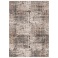 KAS Lara Grey & Brick Inspire Area Rug 6-7 x 9-6