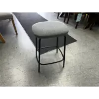 Stanley Ranger Charcoal Fabric Backless Barstools (set of 2)