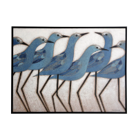 Stylecraft Blue Seabirds Wall Art