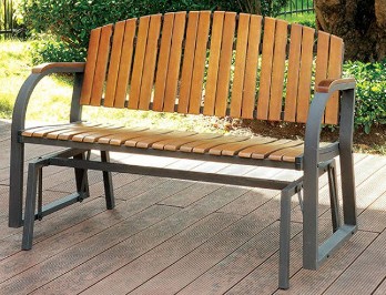 Furniture of America Pamela Rocking Loveseat
