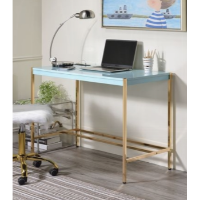 Acme Aqua Blue Writing Desk with USB