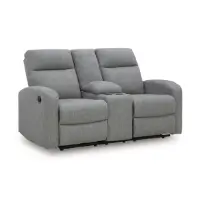 Ashley Galveston Reclining Console Loveseat