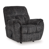 Ashley Shasta Plush Gunmetal Recliner