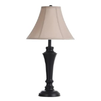 Stylecraft Aged Bronze Steel Table Lamp