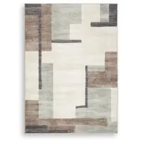 Ashley Lewis Washable Area Rug 5 x 7