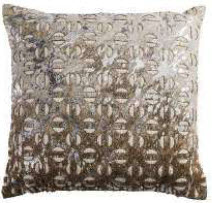 Rizzy Multicolored Brown Ombre Foil Throw Pillows (set of 2)