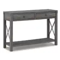 Ashley Bayshore Greyish Brown Console Table