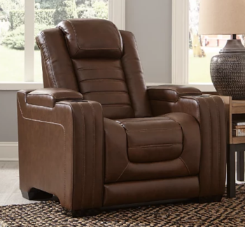 Ashley Tracker Dual Power Recliner with Heat & Massage