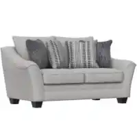 Emerald Casey Light Grey Loveseat