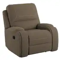 Emerald Adrian Brown Swivel Recliner