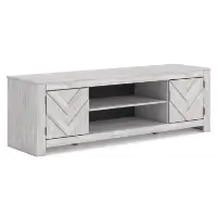 Ashley Cayman Whitewash Finish 70-Inch TV Stand