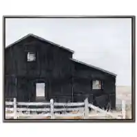 Streamline Black Barn 1 24x30 Wall Art