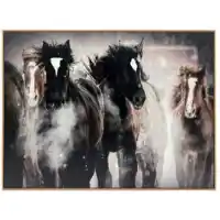 Ashley Winter Horses Wall Art Panel