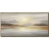 Abstract Seascape Wall Art 24 x 48