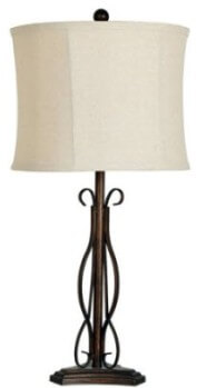 Crestview Scrolling Iron Table Lamp