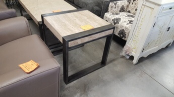 Bernhardt Ainsworth Marble Top End Table