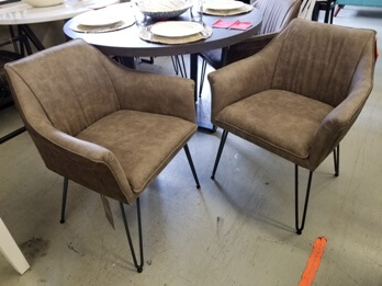 Modus Alabaster Rustic Brown Side Chairs (set of 2)