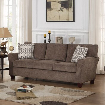 Homelegance Alain Plush Beige Chenille Sofa