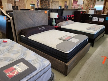 Modus Alexandra Rustic Latte Queen Storage Bed