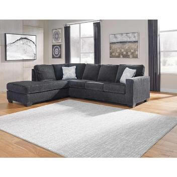 Ashley Alki Slate 2-Piece Sectional with Left-Hand Chaise