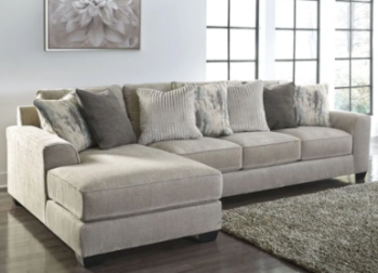 Ashley Ardmore Off-White 2-Piece Sectional with Left-Hand Chaise