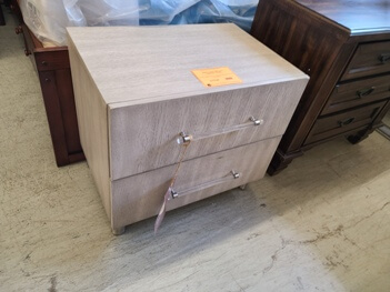 Modus Argento Misty Grey Nightstand