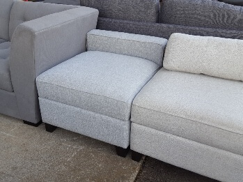 Jonathan Louis Thrillist Fog Armless Storage Chair