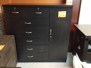 Handy Living Sadie Locking Storage Armoire