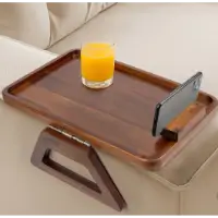 SmartDesign Acacia Armrest Tray