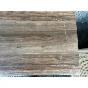 Ashley Stratford Brown Desk (blemished - top has damage)