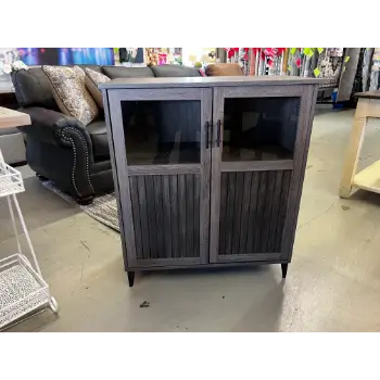 Stanley Ranger Ash Grooved Door Accent Cabinet