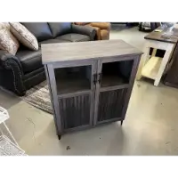 Stanley Ranger Ash Grooved Door Accent Cabinet